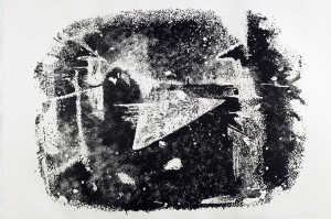 Lithograph After Niepce. 2012, lithograph on paper.
