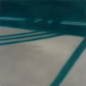 Reflections: on Crossing XXV. 2007, oil on canvas. 48 x 48 inches.